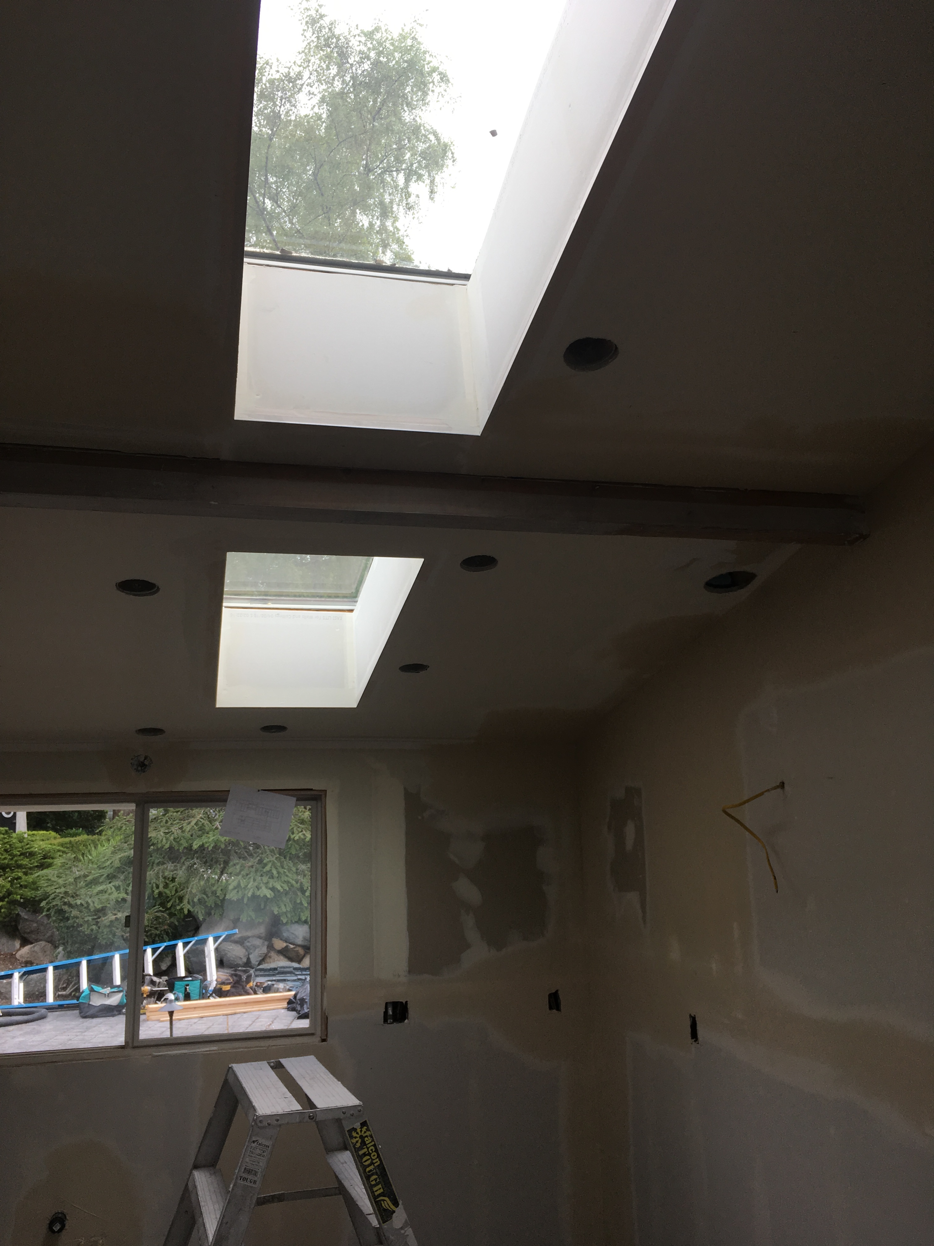 Kitchen skylight as part of the remodel Kitchen skylight as part of the remodel