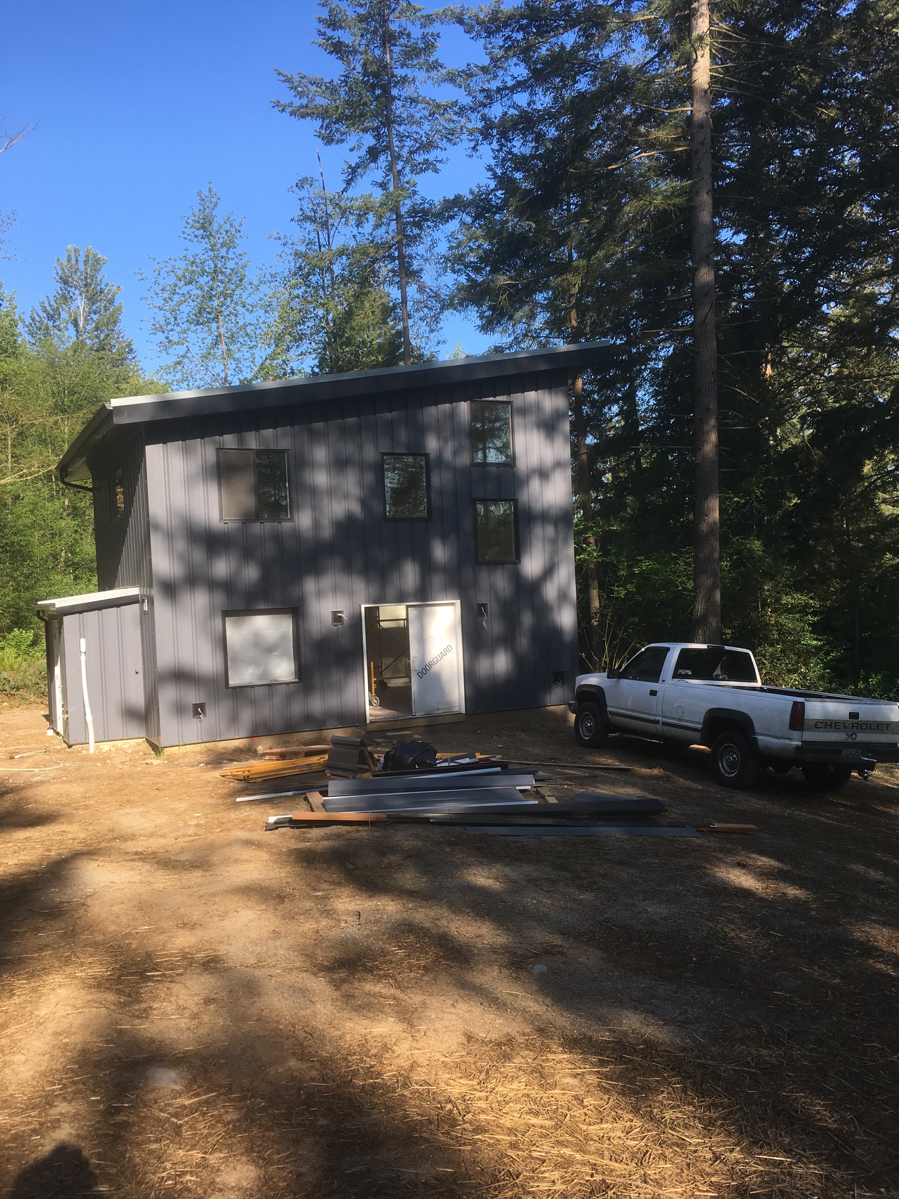Exterior of lake cabin, subject of a remodel Exterior of lake cabin, subject of a remodel