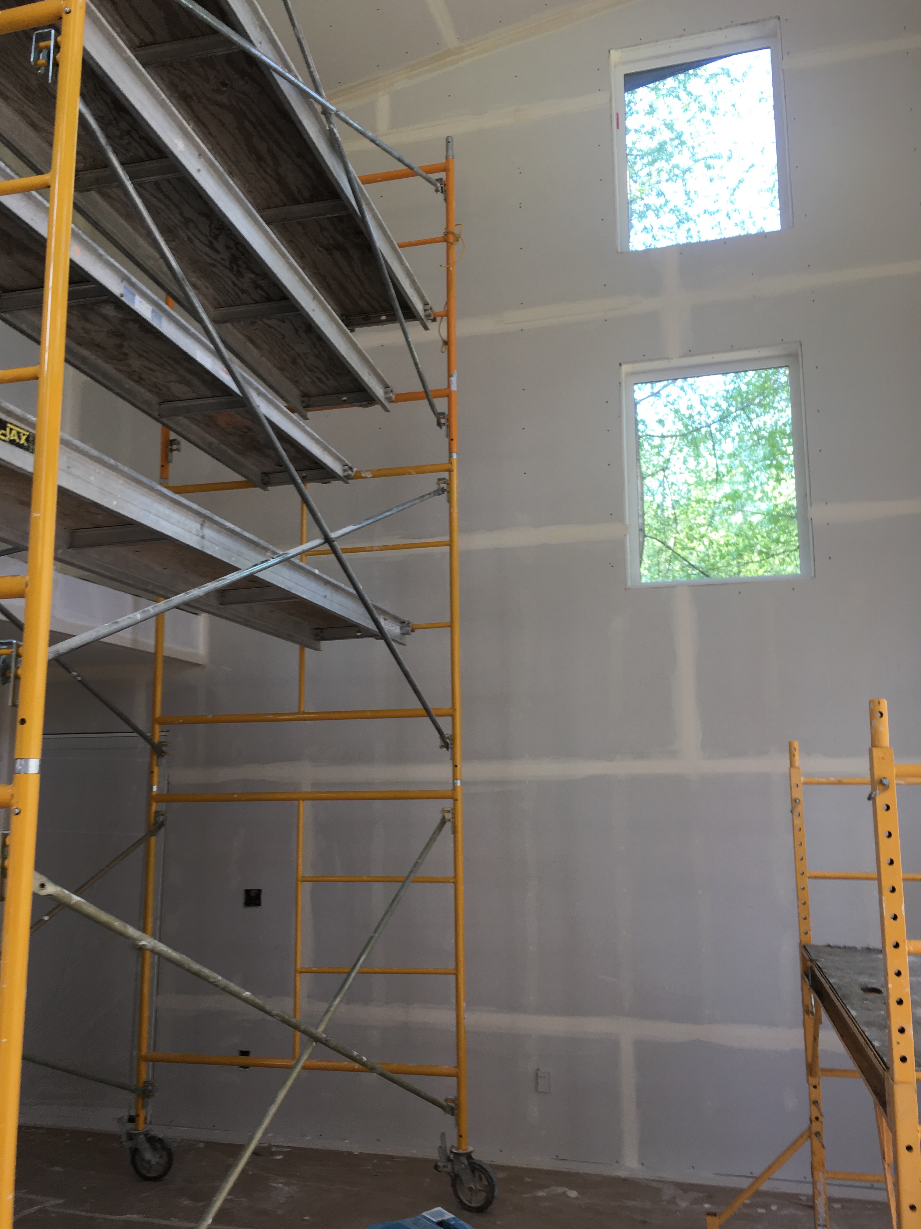 Scaffolding available when required by project Scaffolding available when required by project