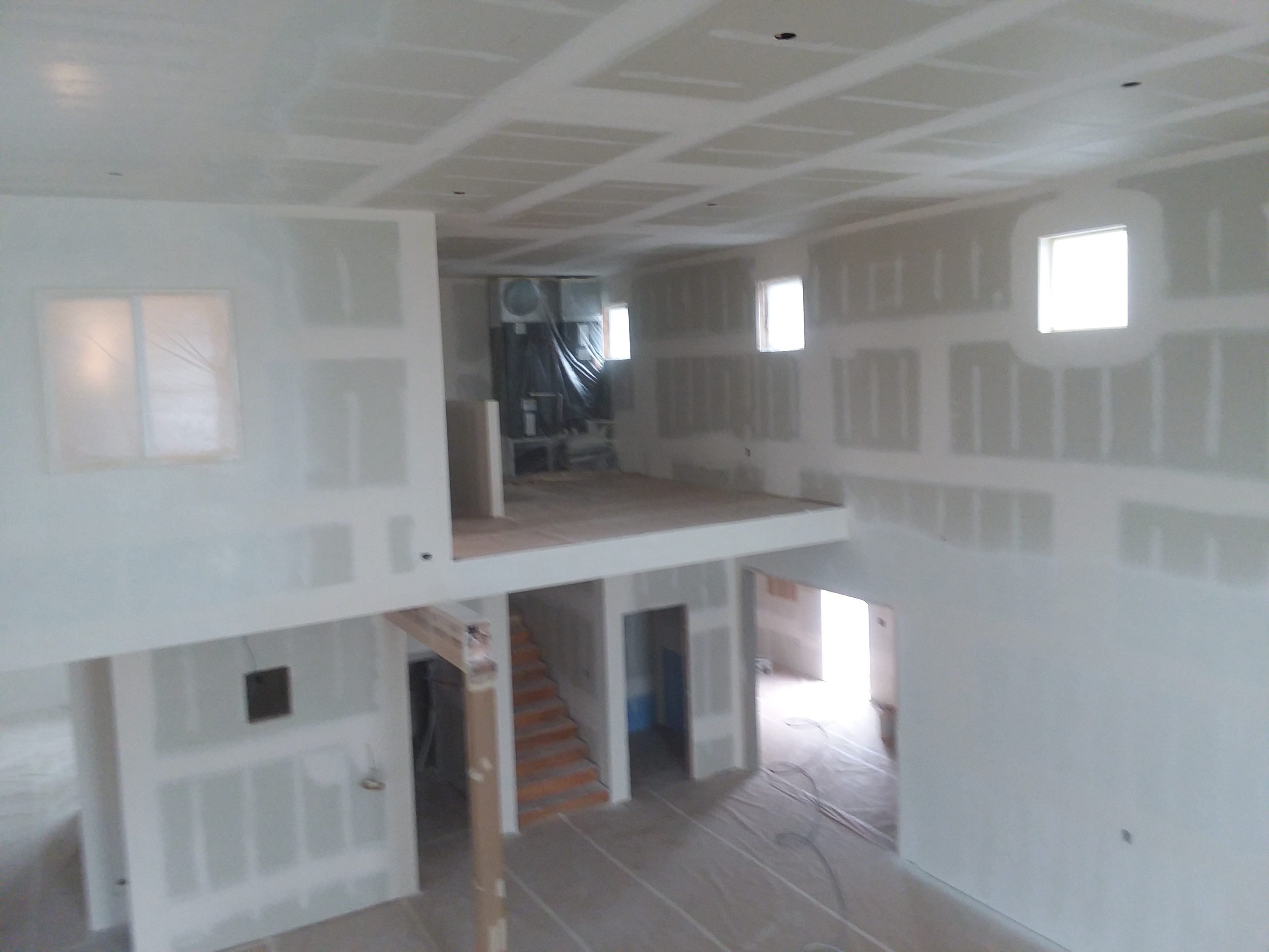 Lake cabin remodel as priming has begun Lake cabin remodel as priming has begun